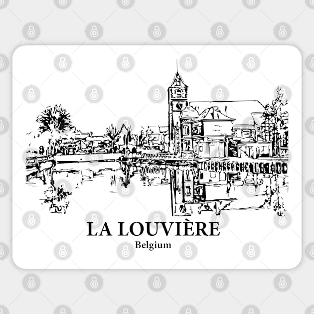 La Louvière - Belgium Sticker by Lakeric